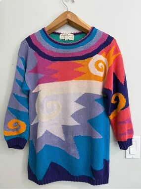 Vintage Peruvian Connection Cotton Sweater